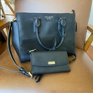 Kate spade bag with matching wallet